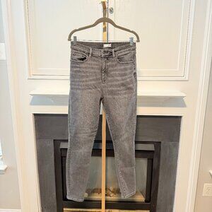 🩶 LOFT Slim Straight Gray Jeans | Size 10